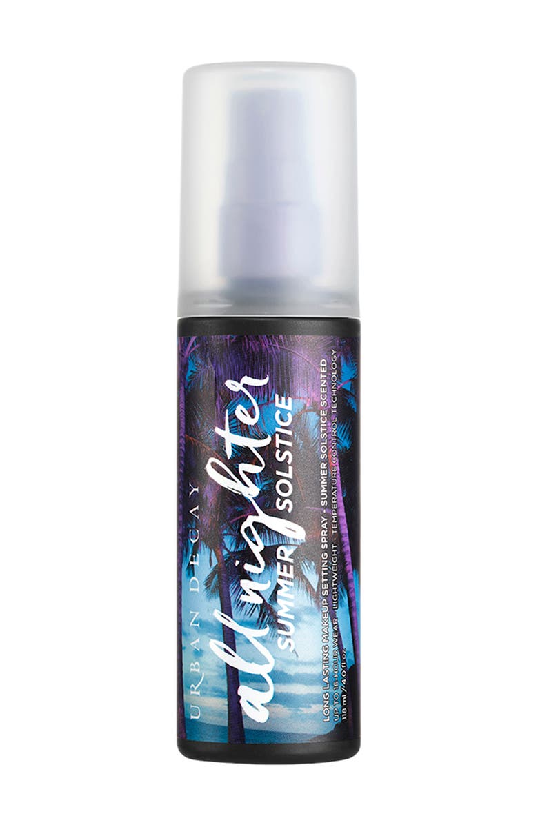Urban Decay All Nighter Setting Spray Summer Solstice Full Size with Travel Spray, Alternate, color,
