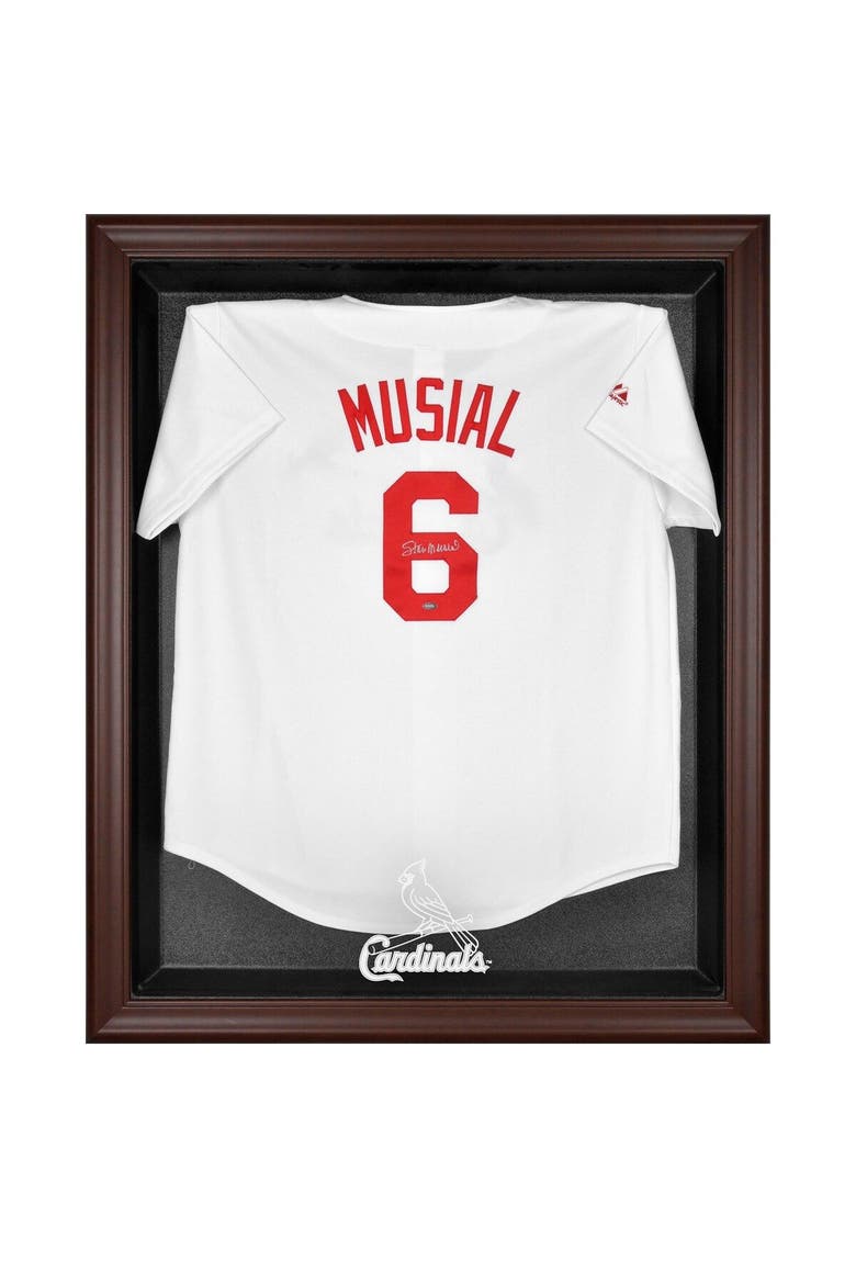 St. Louis Cardinals Brown Framed Logo Jersey Display Case, Main, color, Brown