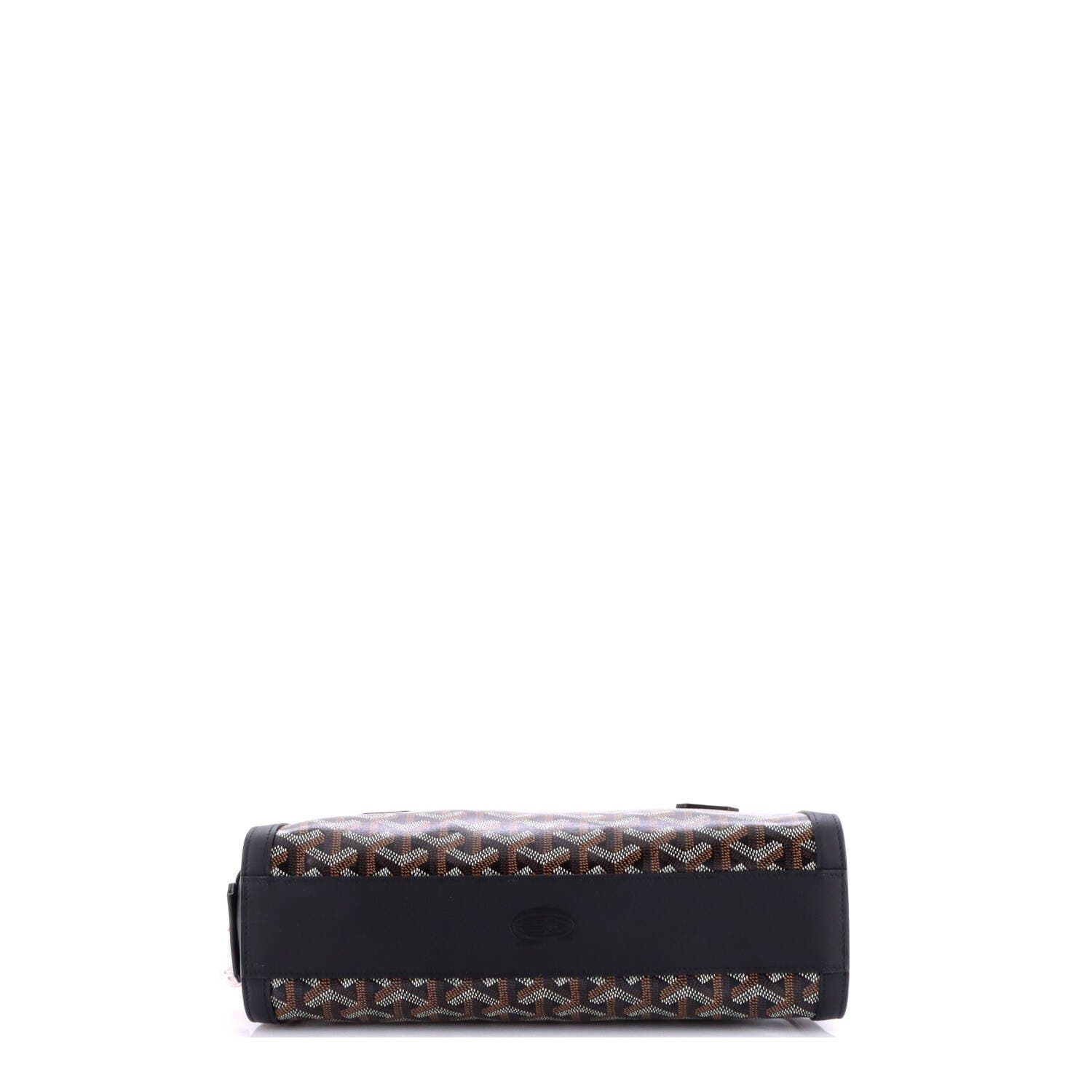 Bonbonniere Bag Coated Canvas, Alternate, color, Black