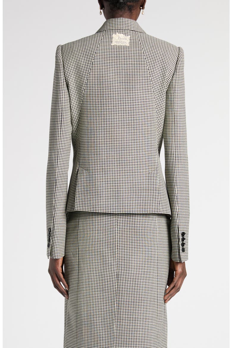 Houndstooth Wool Jacket, Alternate, color, BLACK/IVORY