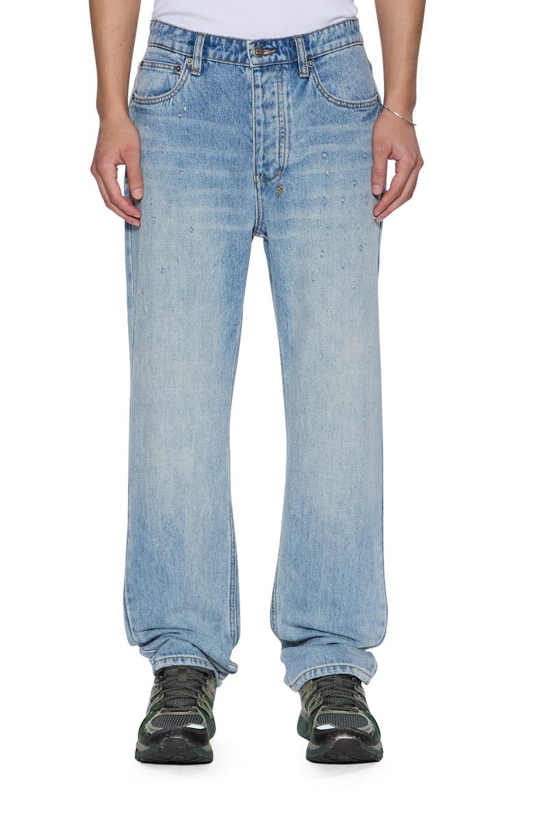 Ksubi Hazlow Manhattan Straight Leg Jeans, Main, color, Denim