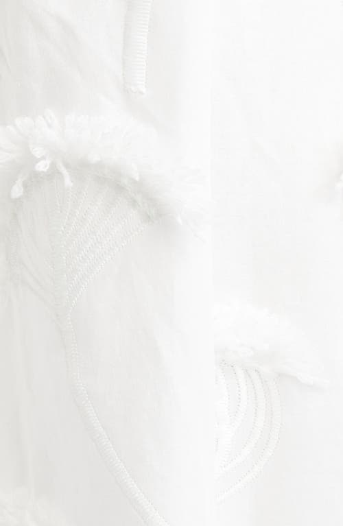 3.1 Phillip Lim Sleeveless Chiffon & Embroidery Dress In White
