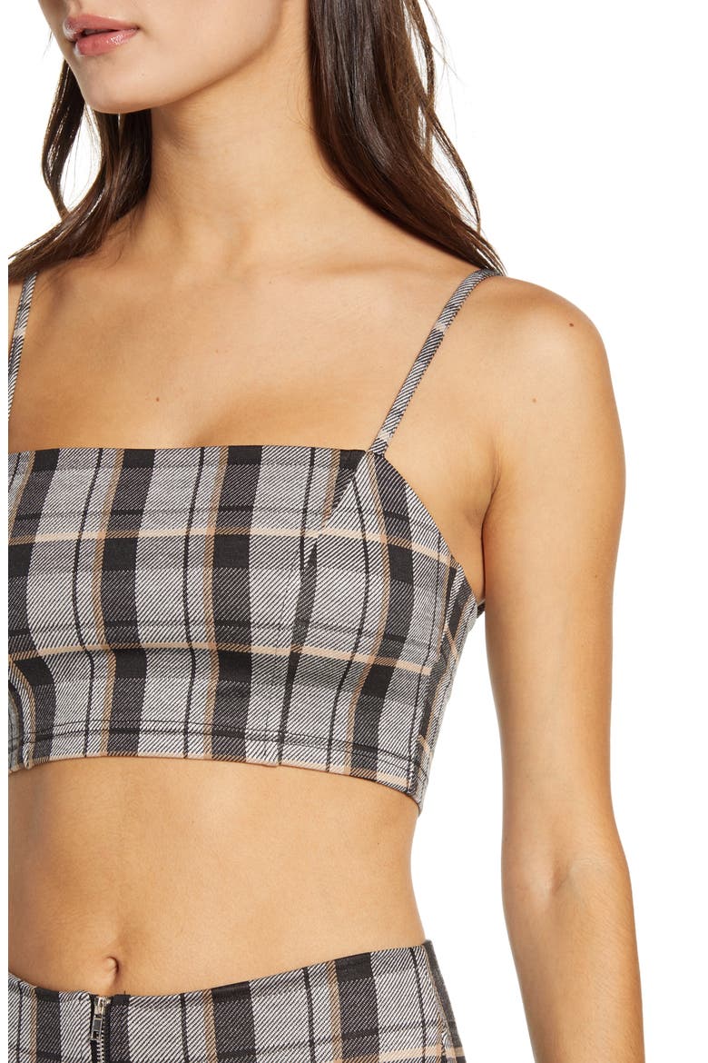 Take On Crop Top, Alternate, color, NEUTRAL CHECK