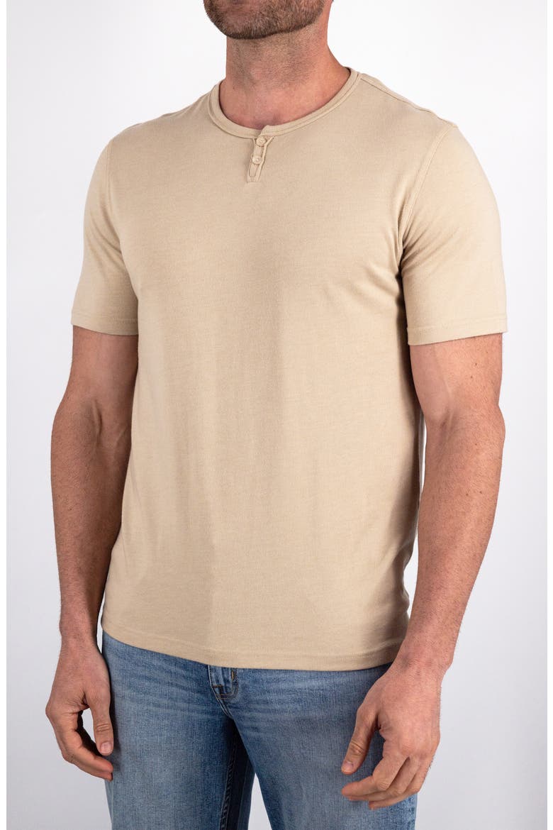 Short Sleeve Henley, Main, color, RYE