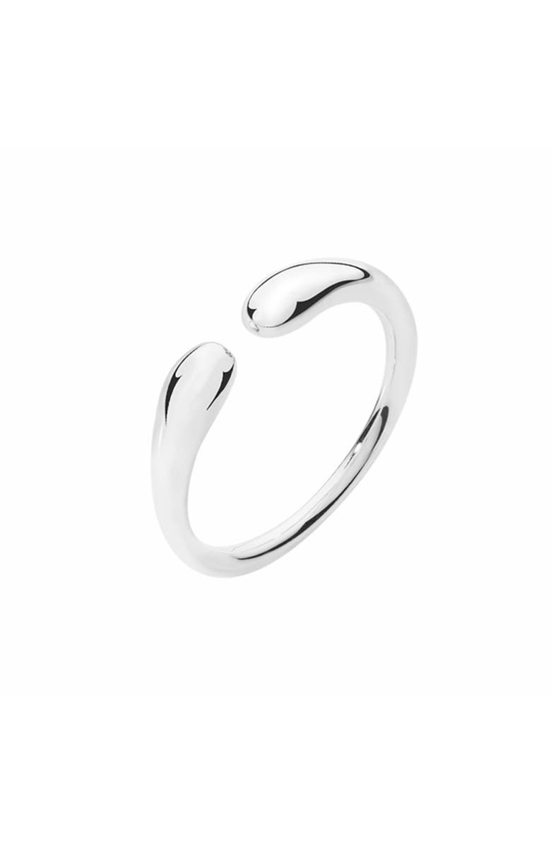 Lucy Quartermaine Double Drop Ring, Main, color, Sterling Silver