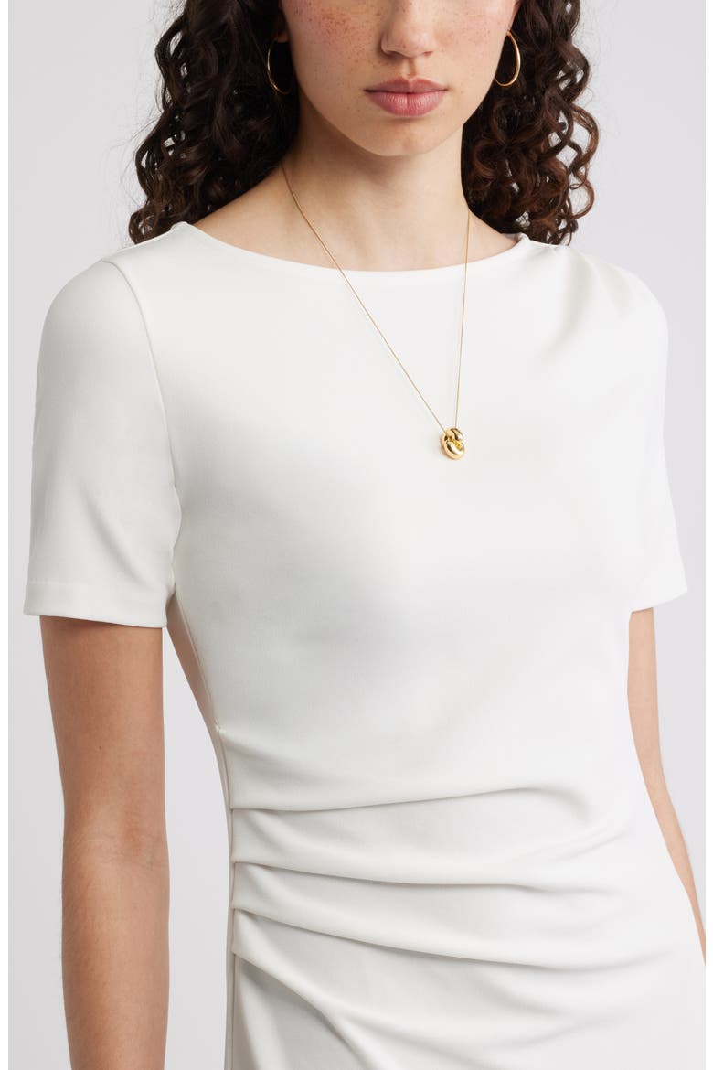 Asymmetric Knit Dress, Alternate, color, IVORY TOFU