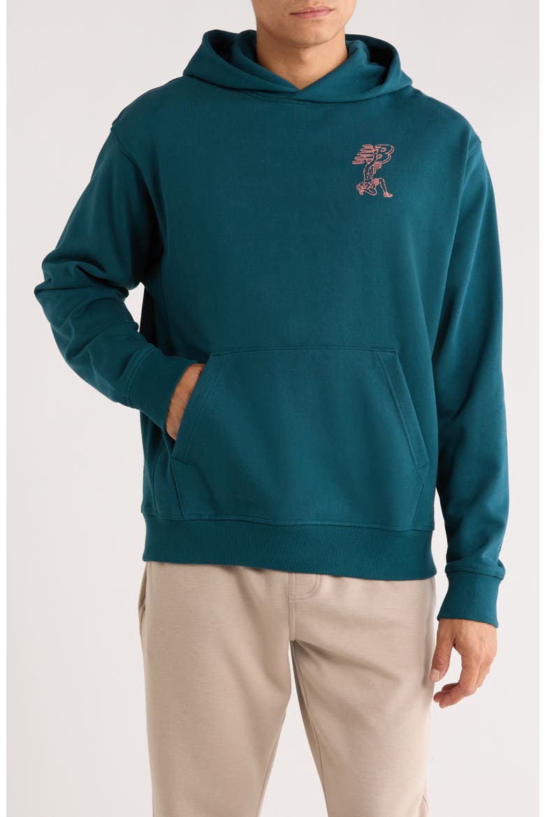 Debut Sculpture Hoodie, Main, color, BLUE