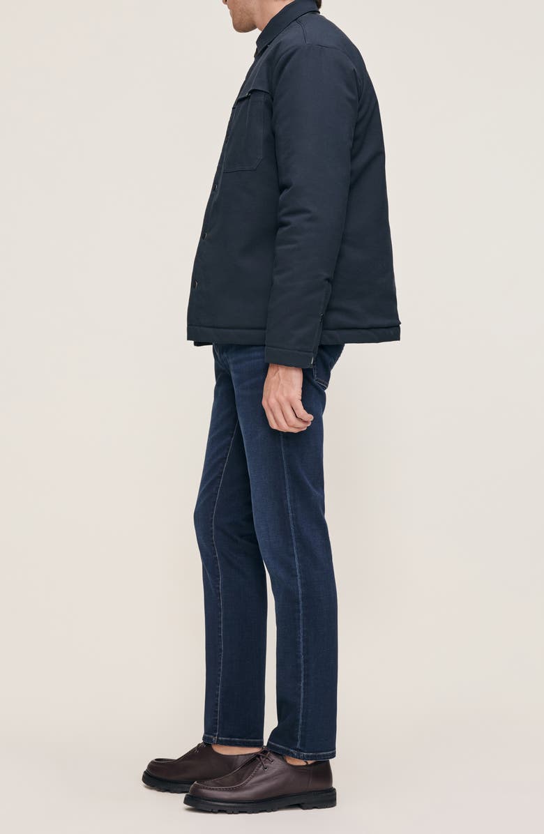 DL1961 Derrick Stretch Cotton & Viscose Snap-Up Overshirt, Alternate, color, Depths