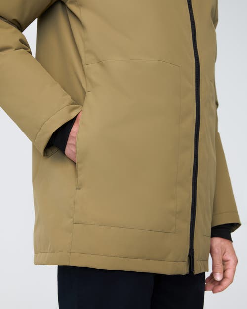 Quartz Co. Jules | Hooded Down Winter Jacket In Khaki
