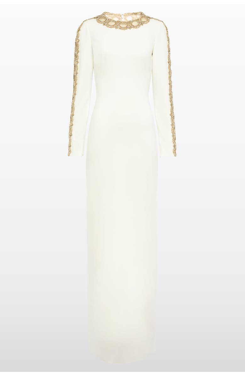 Jenny Packham Penny Gown, Main, color, Vanilla