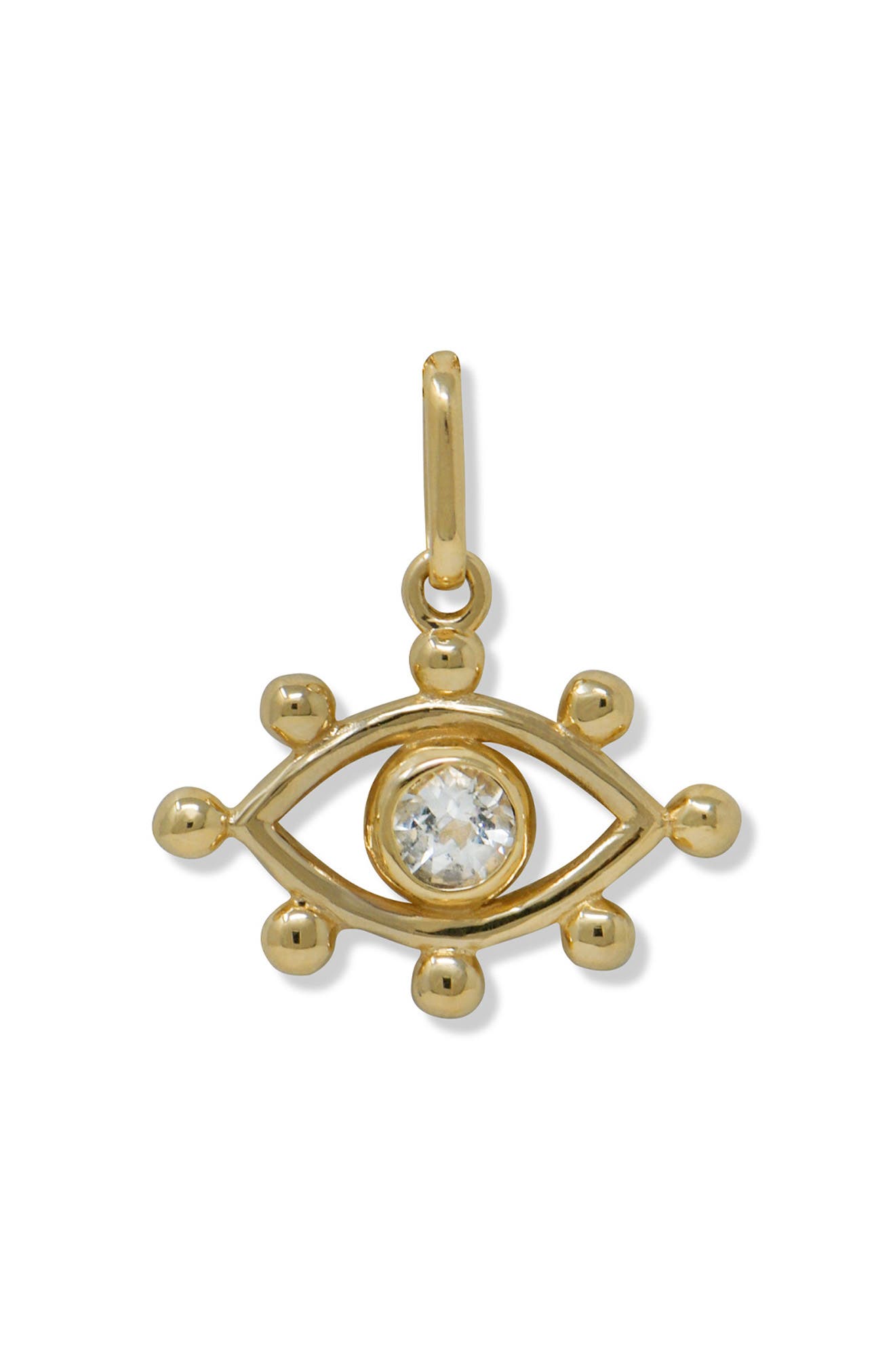 selected 14K YELLOW GOLD/ CLEAR TOPAZ