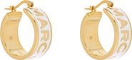 Marc Jacobs Logo Hoop Earrings