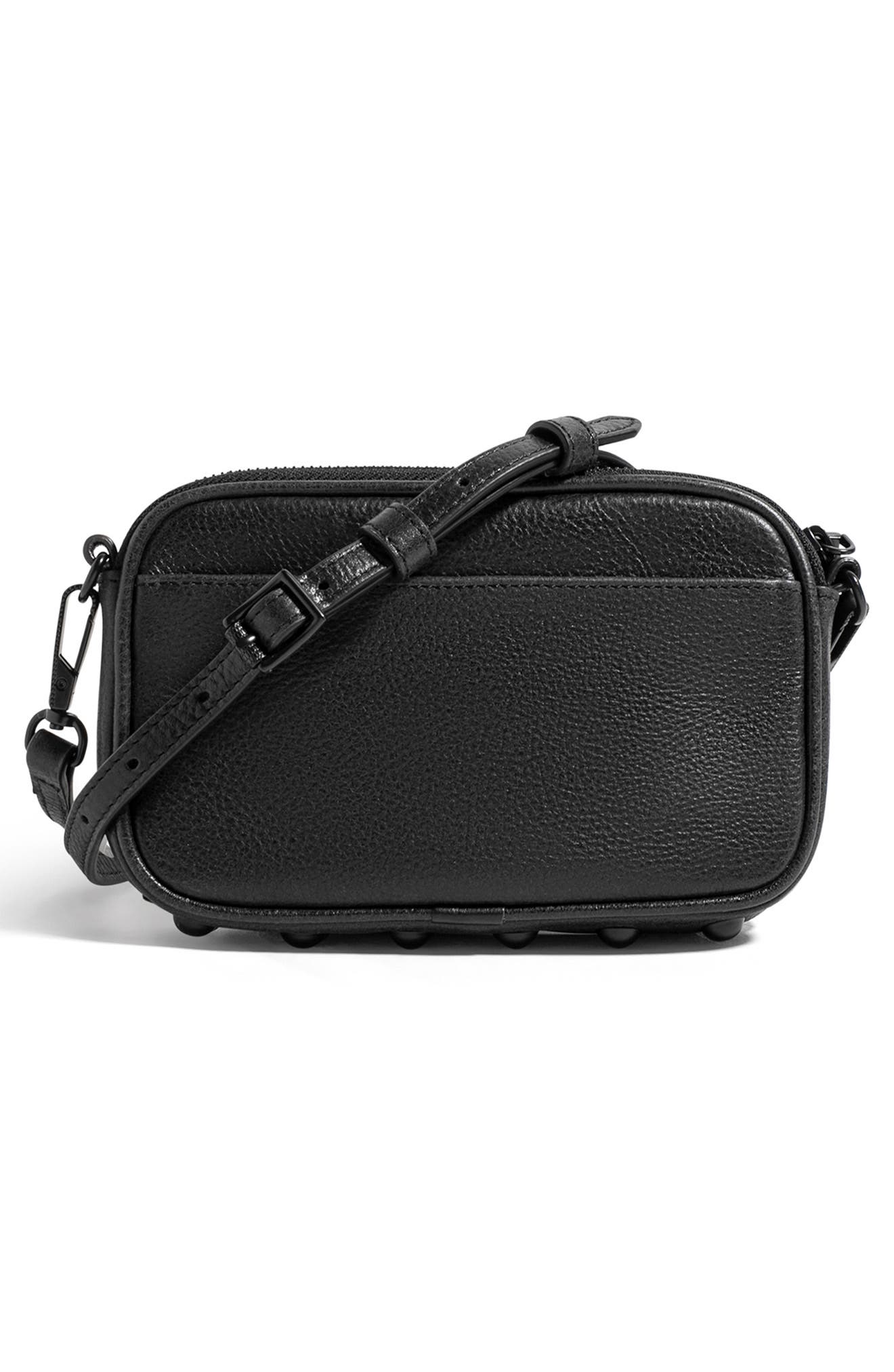 Aimee Kestenberg Let's Ride Mini Leather Crossbody Bag, Alternate, color, 