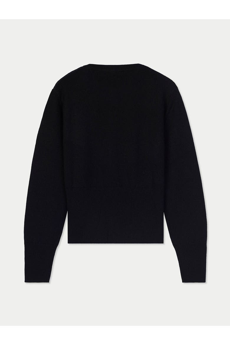 Cashmere Argyle Cardigan, Alternate, color, black