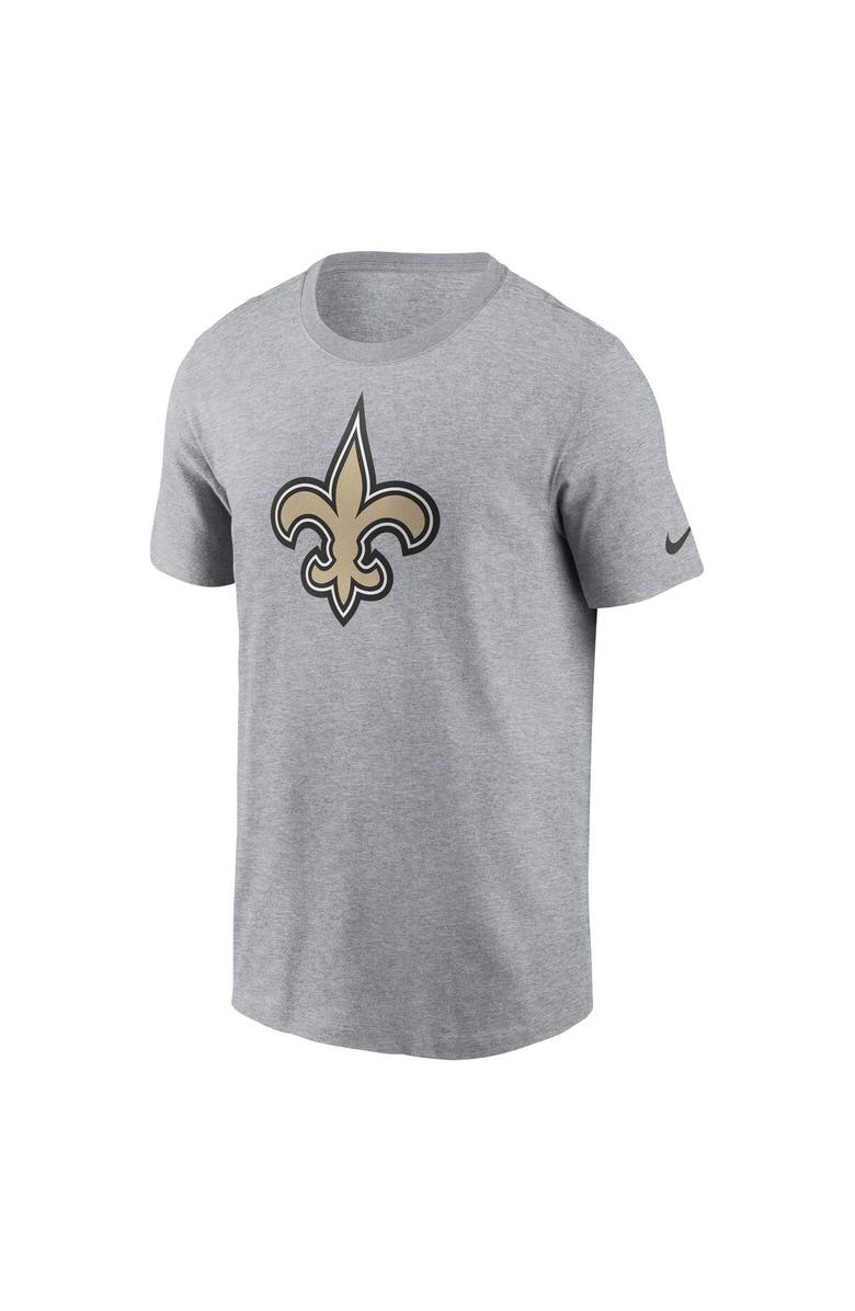 Nike Men's Nike Gray New Orleans Saints Logo Essential T-Shirt, Alternate, color, Gray