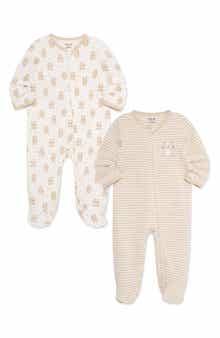 Bears 2-Pack Cotton Footies