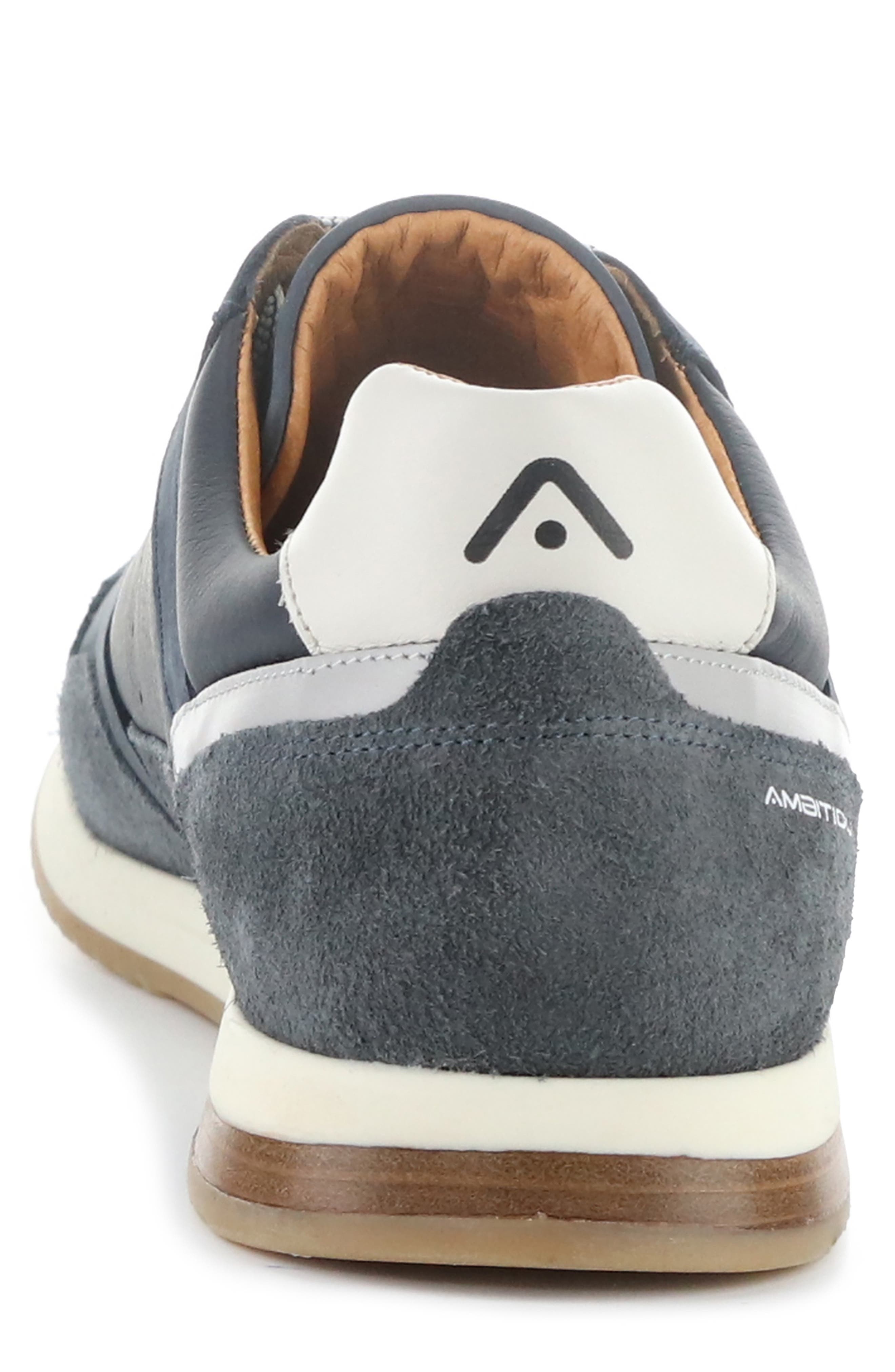Ambitious 13425B Low Top Sneaker, Alternate, color, 11175Am Navy Leather/ Suede