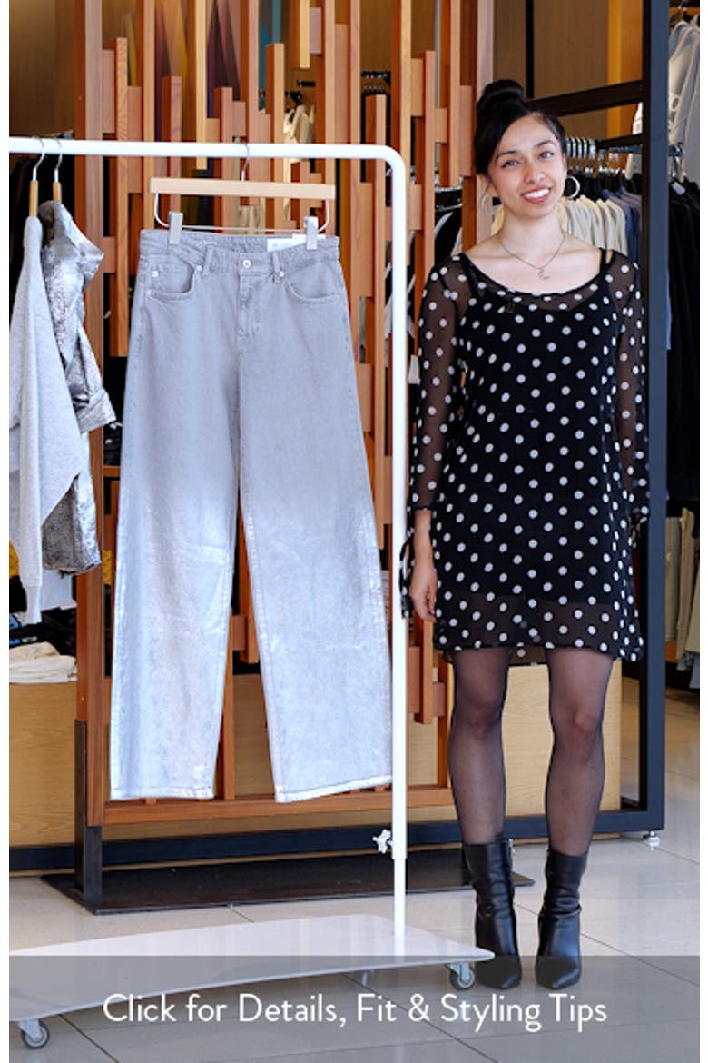 Adria Embellished Low Rise Baggy Wide Leg Jeans video