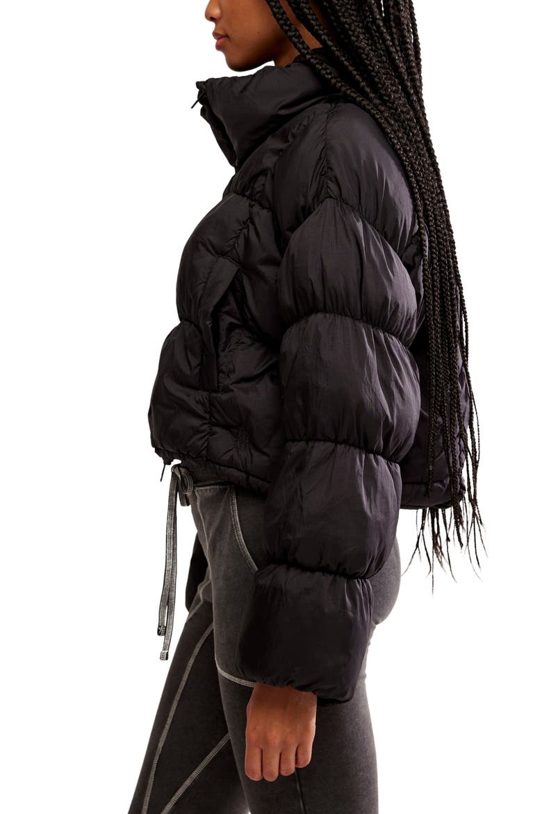 FP Movement In a Bubble Puffer Jacket, Alternate, color, BLACK