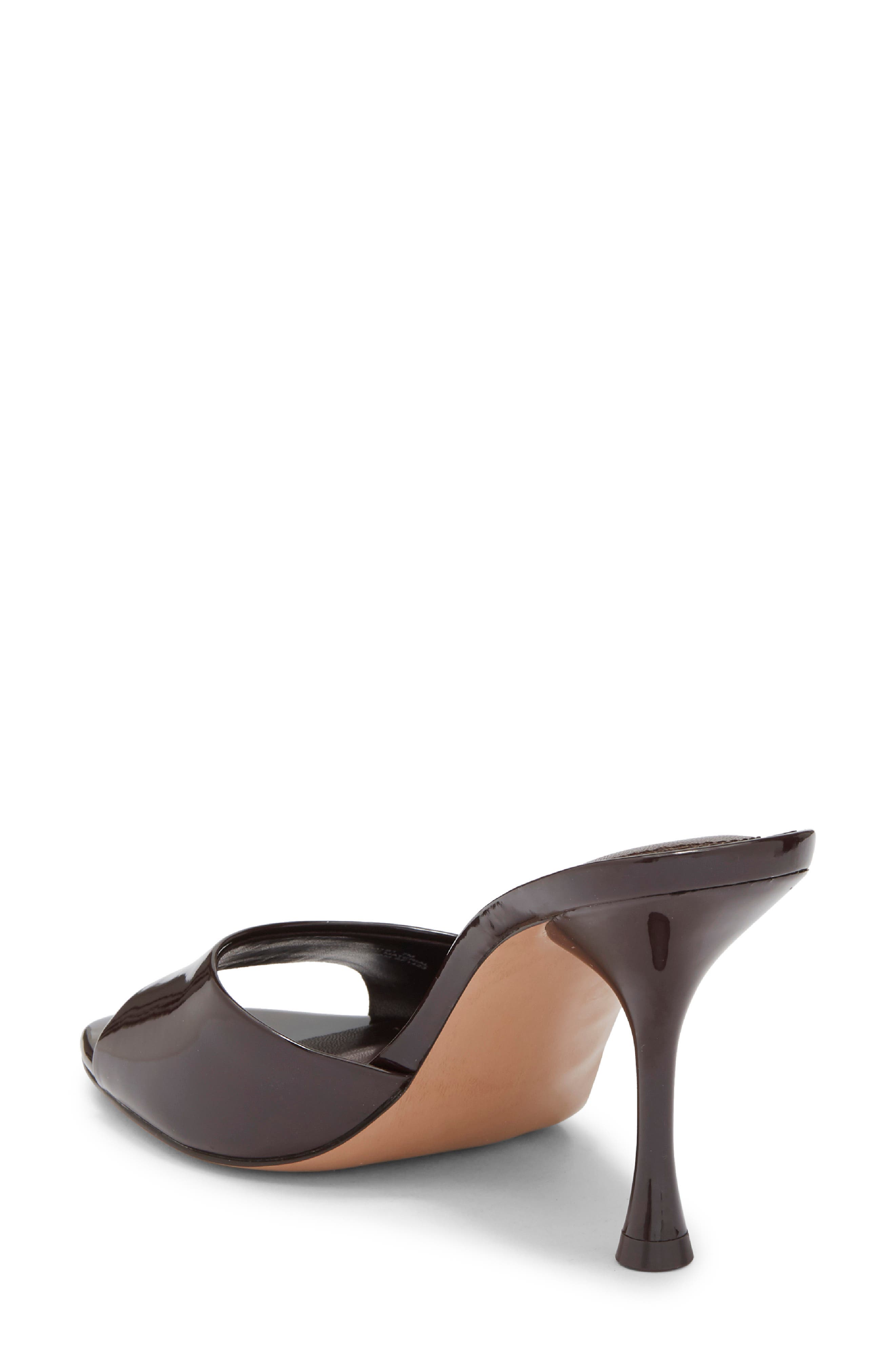 Santi Slide Sandal, Alternate, color, BROWN PATENT