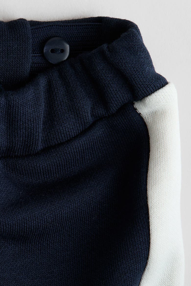 2-piece Brushed Sweatsuit, Alternate, color, Navy blue/color-block