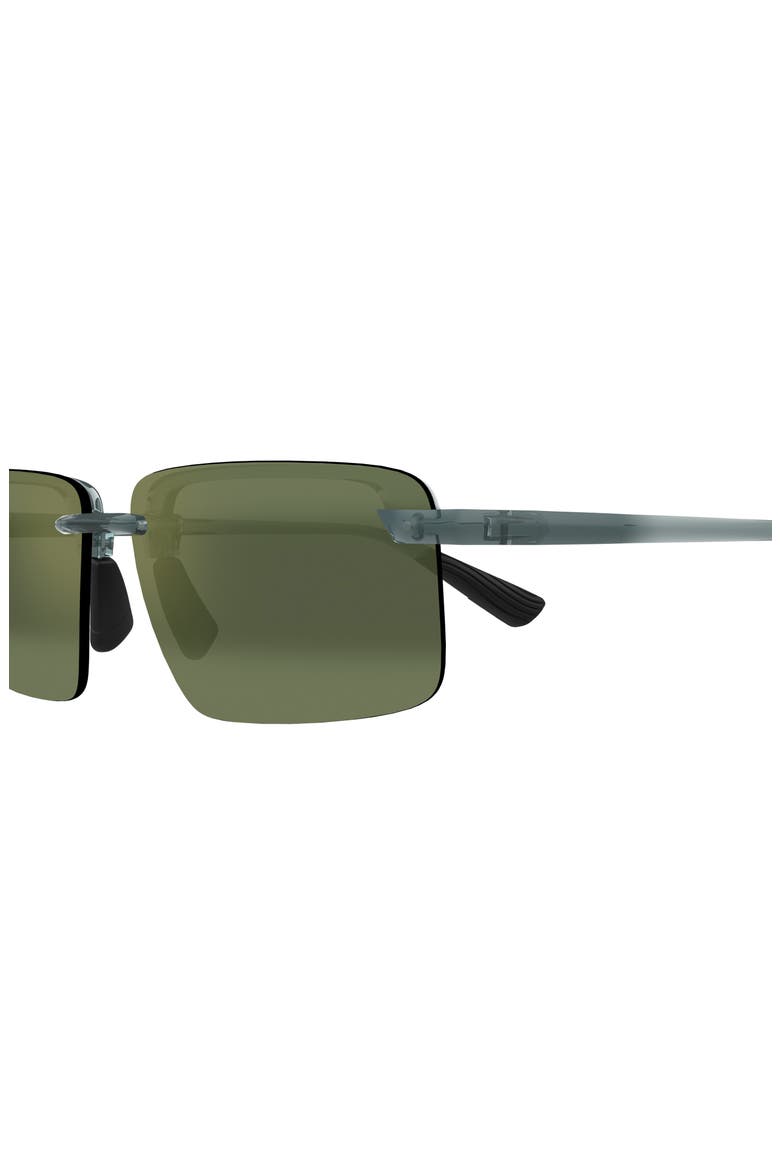 Laulima 61mm PolarizedPlus2® Gradient Rectangular Sunglasses, Alternate, color, GREEN/ MAUI