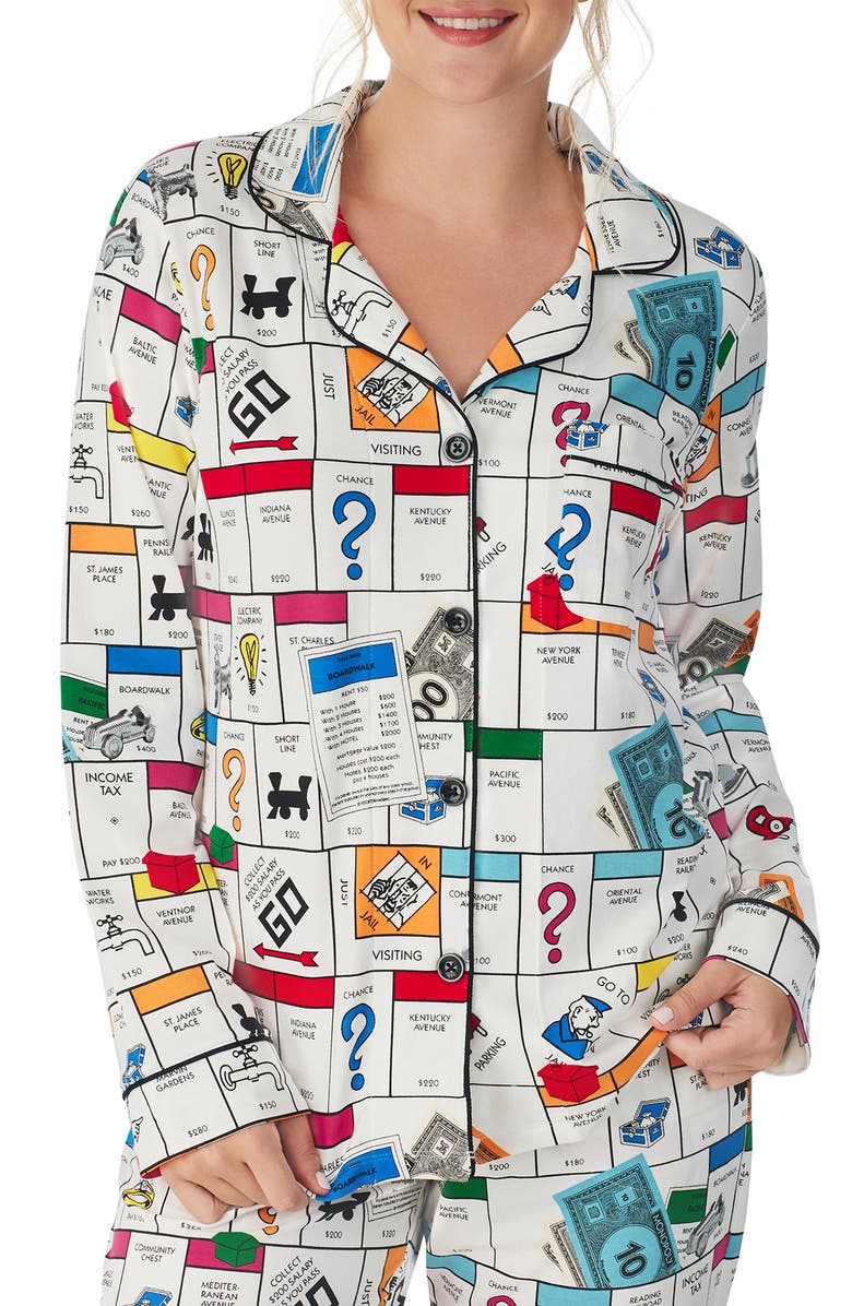 BedHead Pajamas BedHead Monopoly Organic Cotton Blend Pajamas, Alternate, color, 
