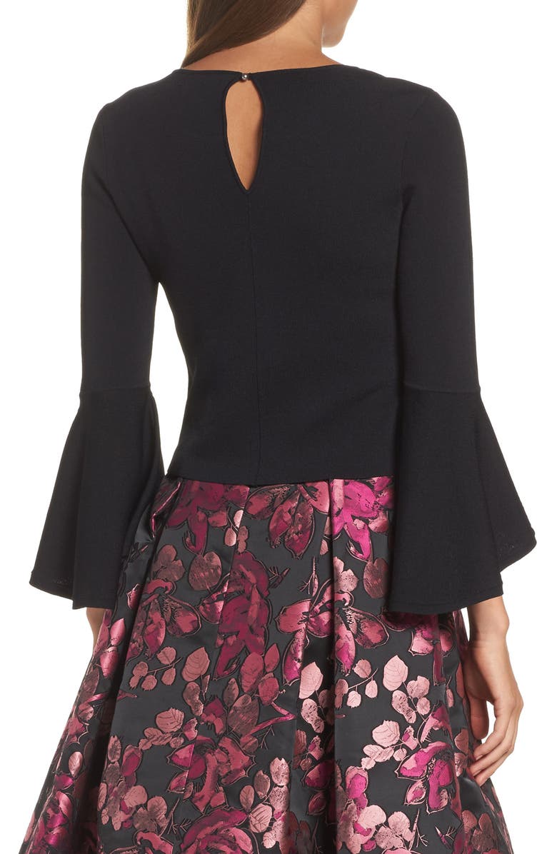 Eliza J Bell Sleeve Sweater, Alternate, color, 