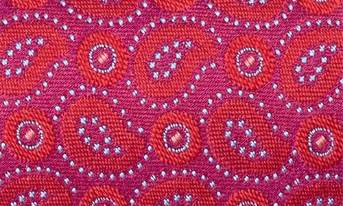 Ted Baker London Shadow Pine Silk Blend Tie In Red