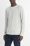 Vince Long Sleeve Double Knit Crewneck T-Shirt