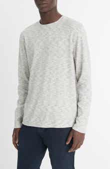 Long Sleeve Double Knit Crewneck T-Shirt