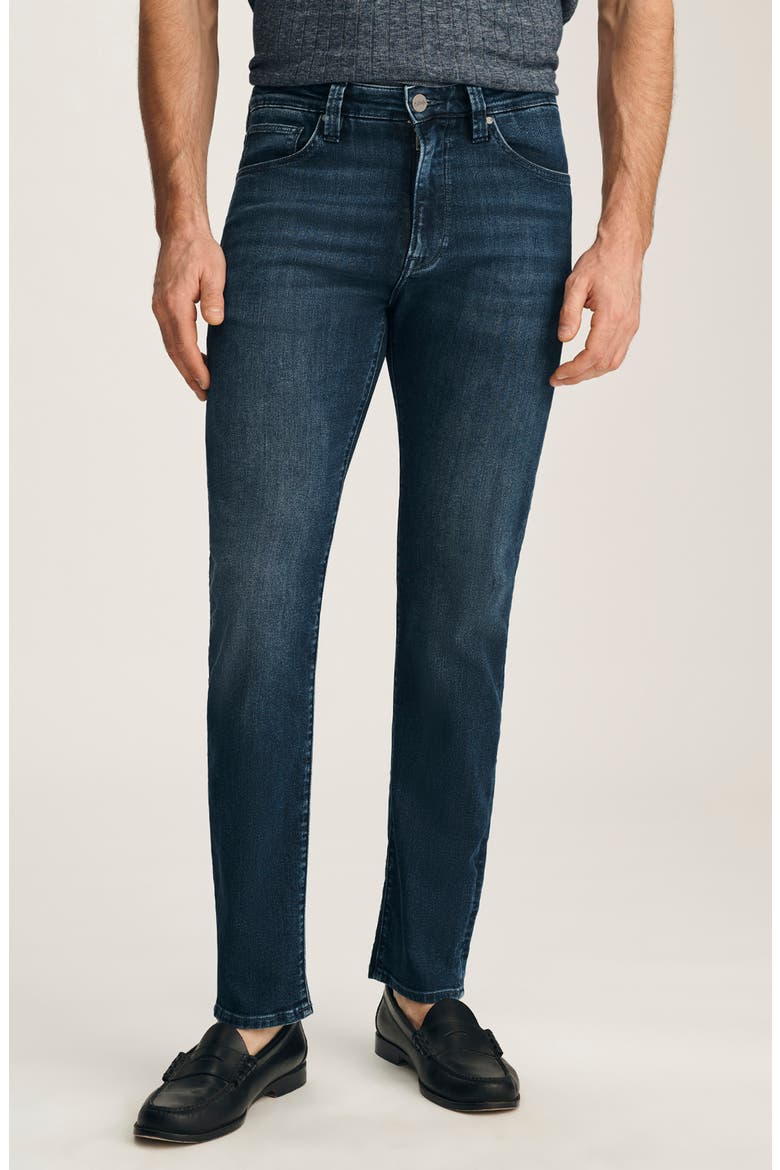 Courage Straight Leg Jeans, Main, color, DEEP BRUSHED AERODENIM