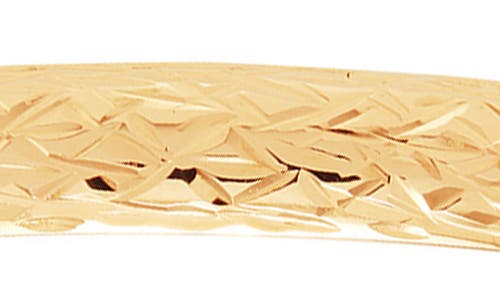 Frankie & Zoe 14k Gold Diamond Cut Hinged Bangle Bracelet In Yellow Gold