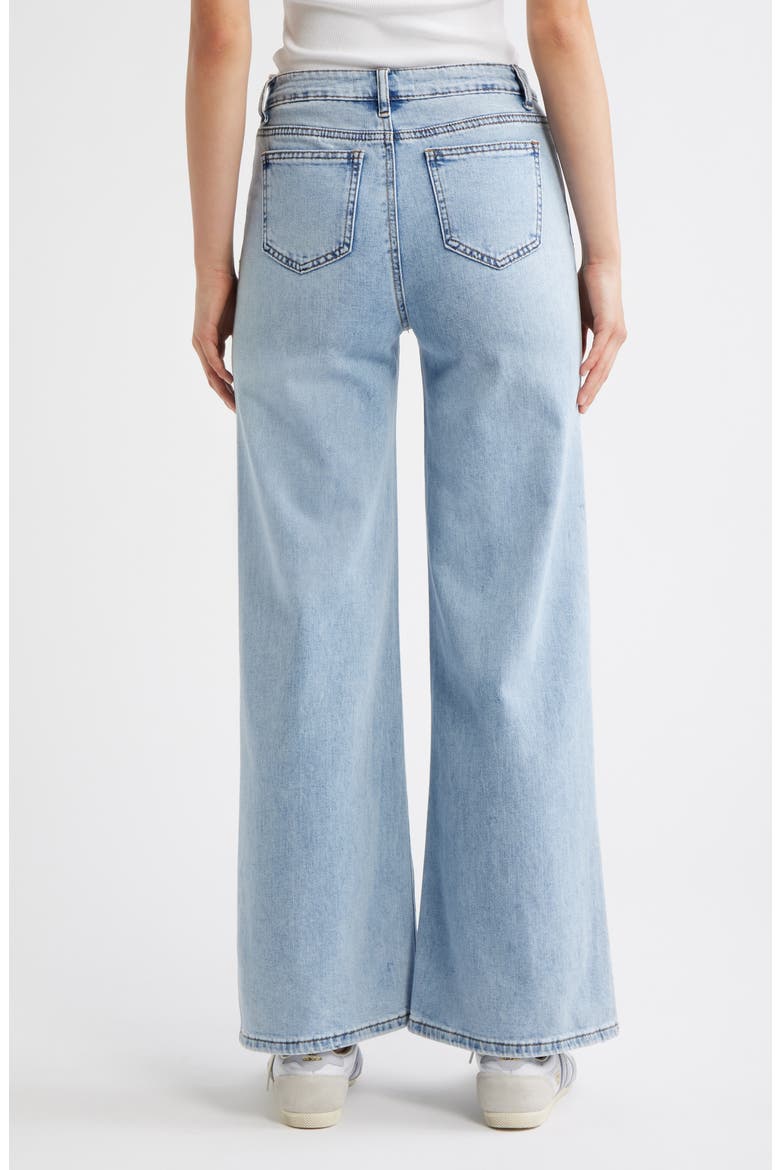 High Waist Wide Leg Jeans, Alternate, color, INDIGO
