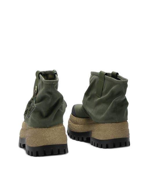 Naked Wolfe Dream Platform Hooded Boot In Animal Print