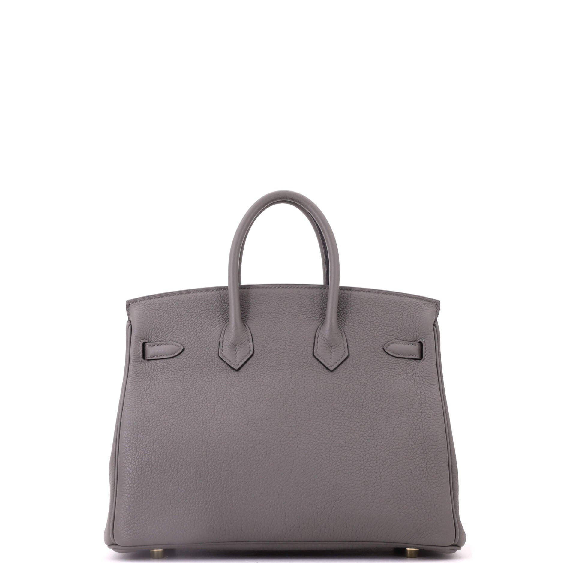 Birkin Handbag Grey Togo with Gold Hardware 25, Alternate, color, Grey