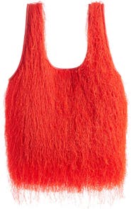 Dries Van Noten Marche Fringe Tote