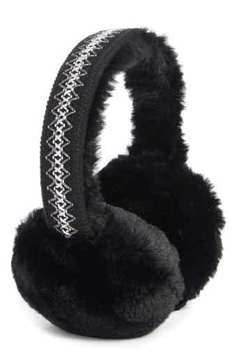 BCBG Stitched Faux Fur Earmuffs