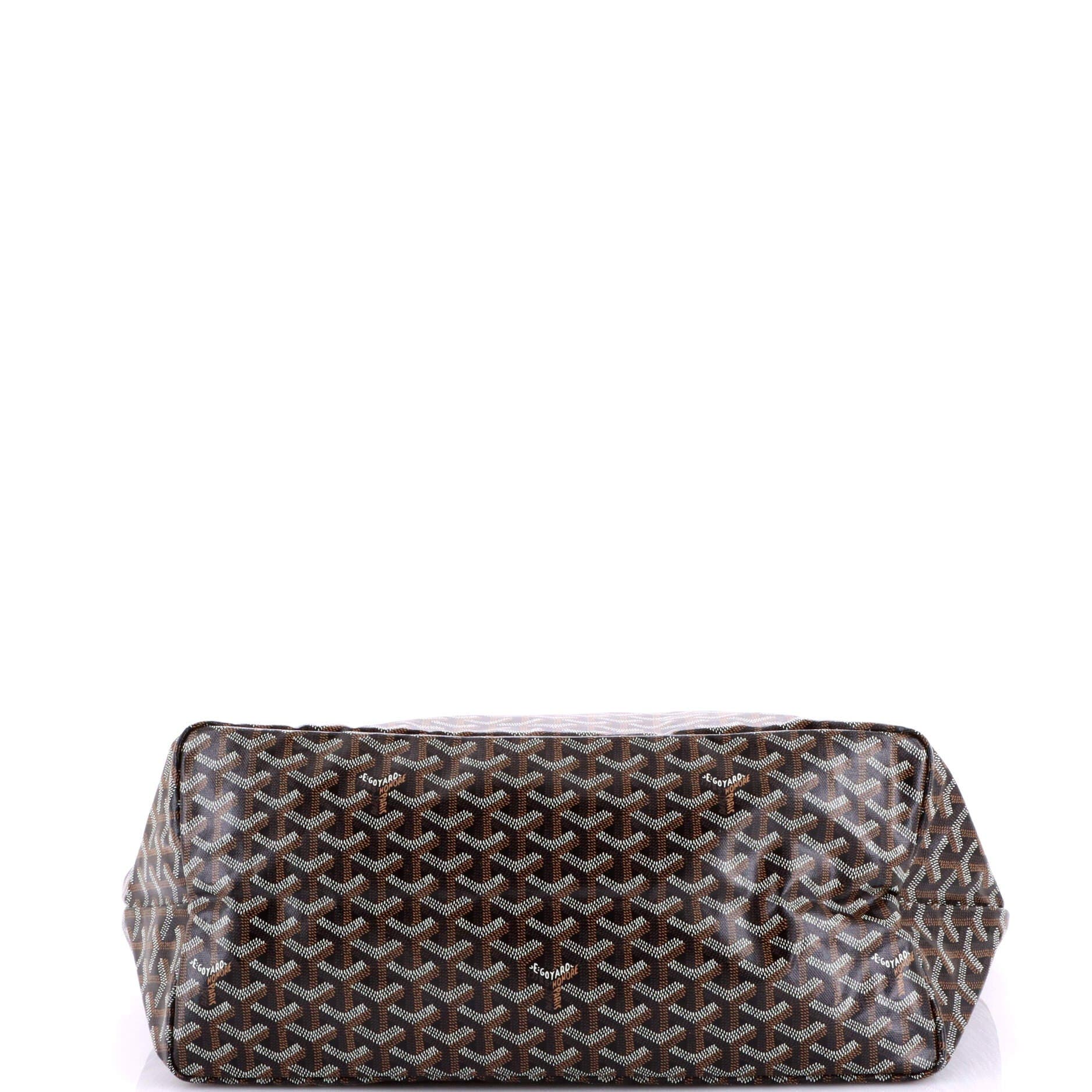 Pre-Owned Goyard Saint Louis Tote Coated Canvas GM, Alternate, color, Black