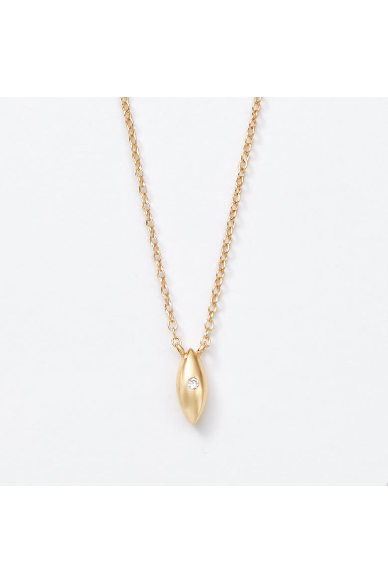 Dahlia Reversible Pendant Necklace, Main, color, Gold