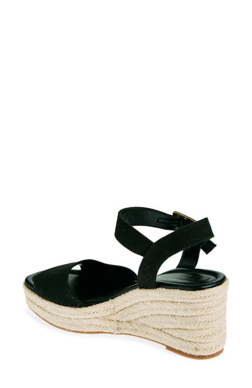 Nordstrom Rack Charlene Espadrille Platform Wedge Sandal In Black