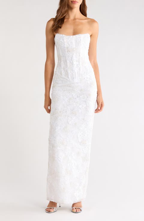 Anisa Beaded Sleeveless Gown