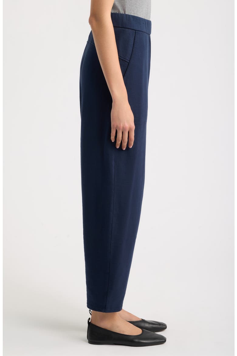 Organic Cotton Ankle Arch Pants, Alternate, color, INK