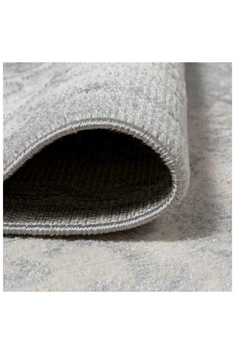 Rosalia Cottage Medallion Area Rug, Alternate, color, Ivory/Gray