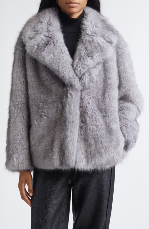 Women's Grey Faux Fur Coats & Jackets | Nordstrom