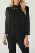 Portolano Crystal Embellished Poncho