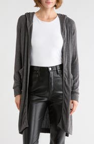 GO COUTURE Hooded Sweater Cardigan