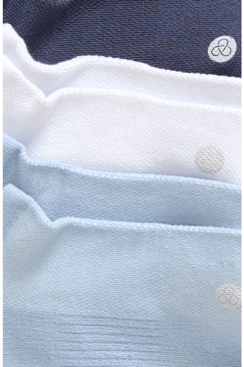3-Pack Tab Ankle Socks, Alternate, color, BLUE INDIGO