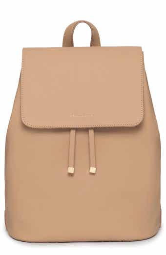 Copperfield Drawstring Faux Leather Backpack