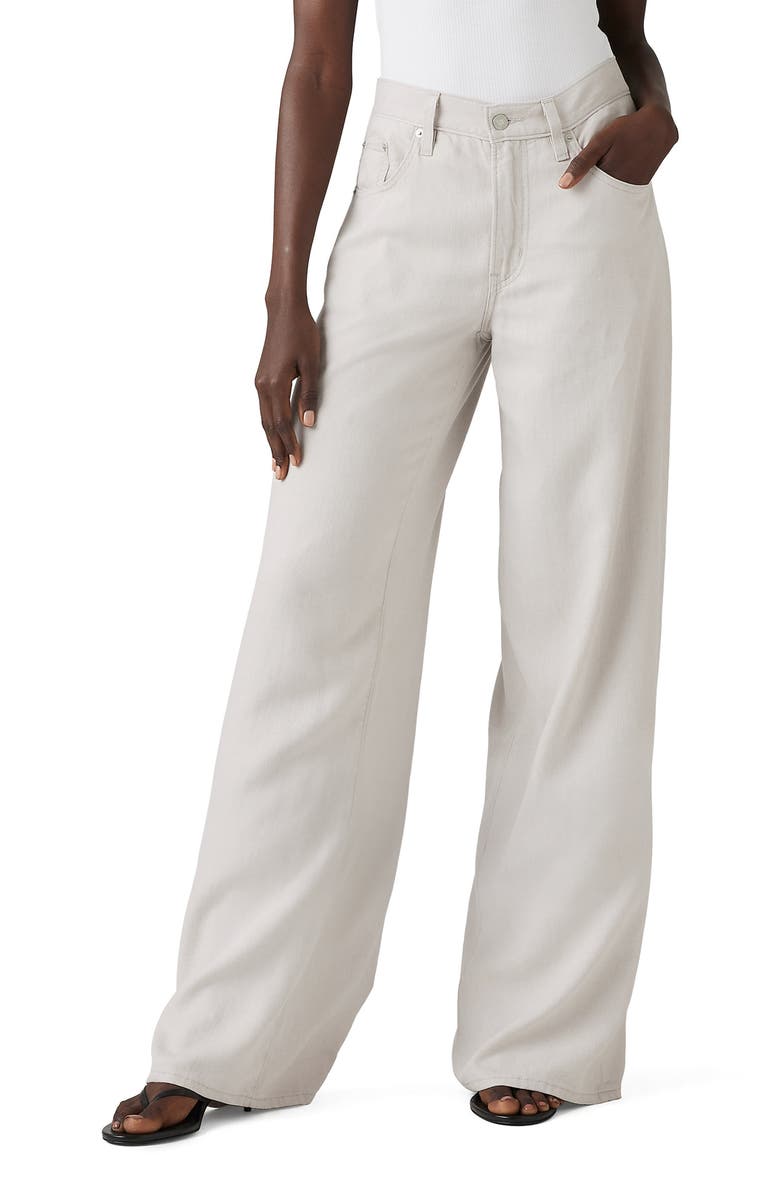 Levi's XL Straight Leg Linen Blend Jeans, Main, color, Crystal Gray